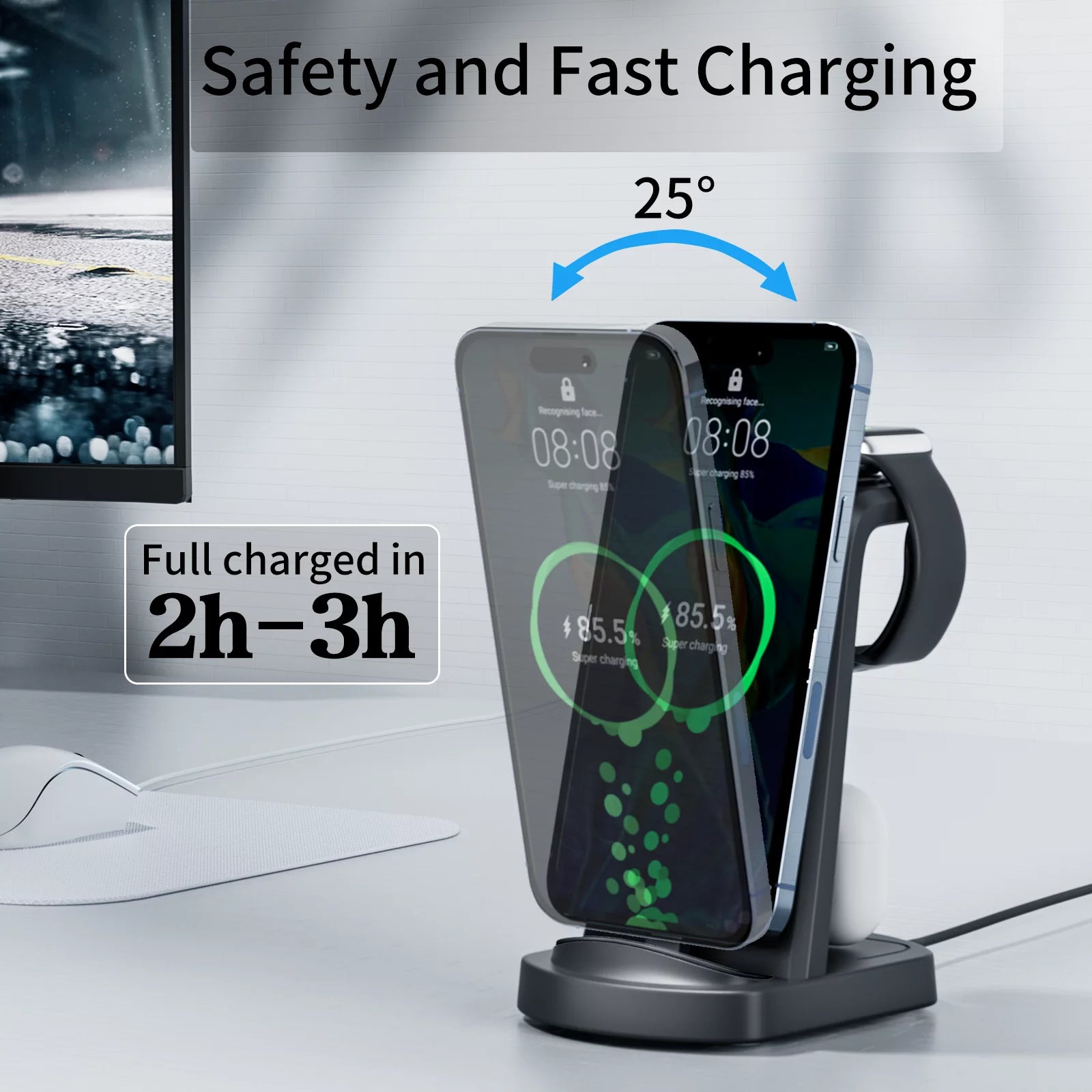 Charging Station for Apple Multiple Devices.